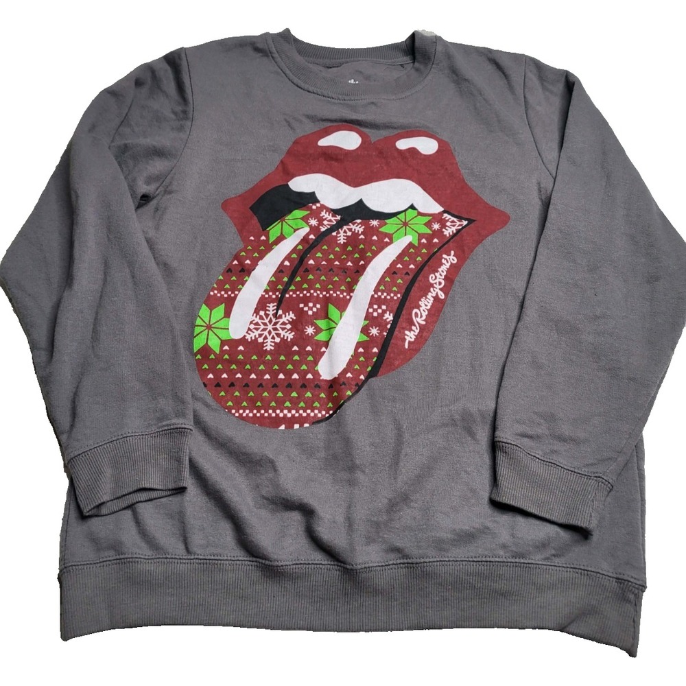 The Rolling Stones‎ Christmas Sweatshirt Women's Medium